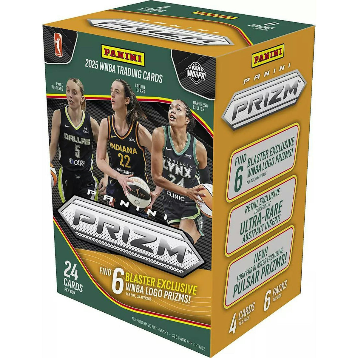2025 Panini Prizm WNBA Basketball Blaster Box (WNBA Logo Prizms!)