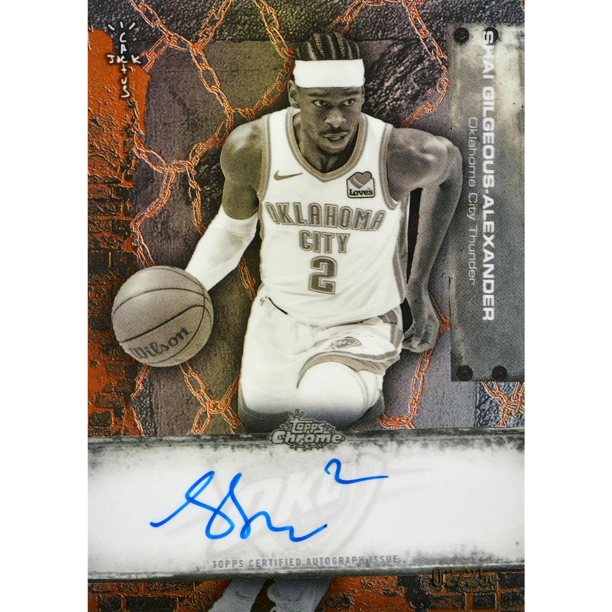 2025/26 Topps Chrome Cactus Jack Basketball Hobby 12-Box Case