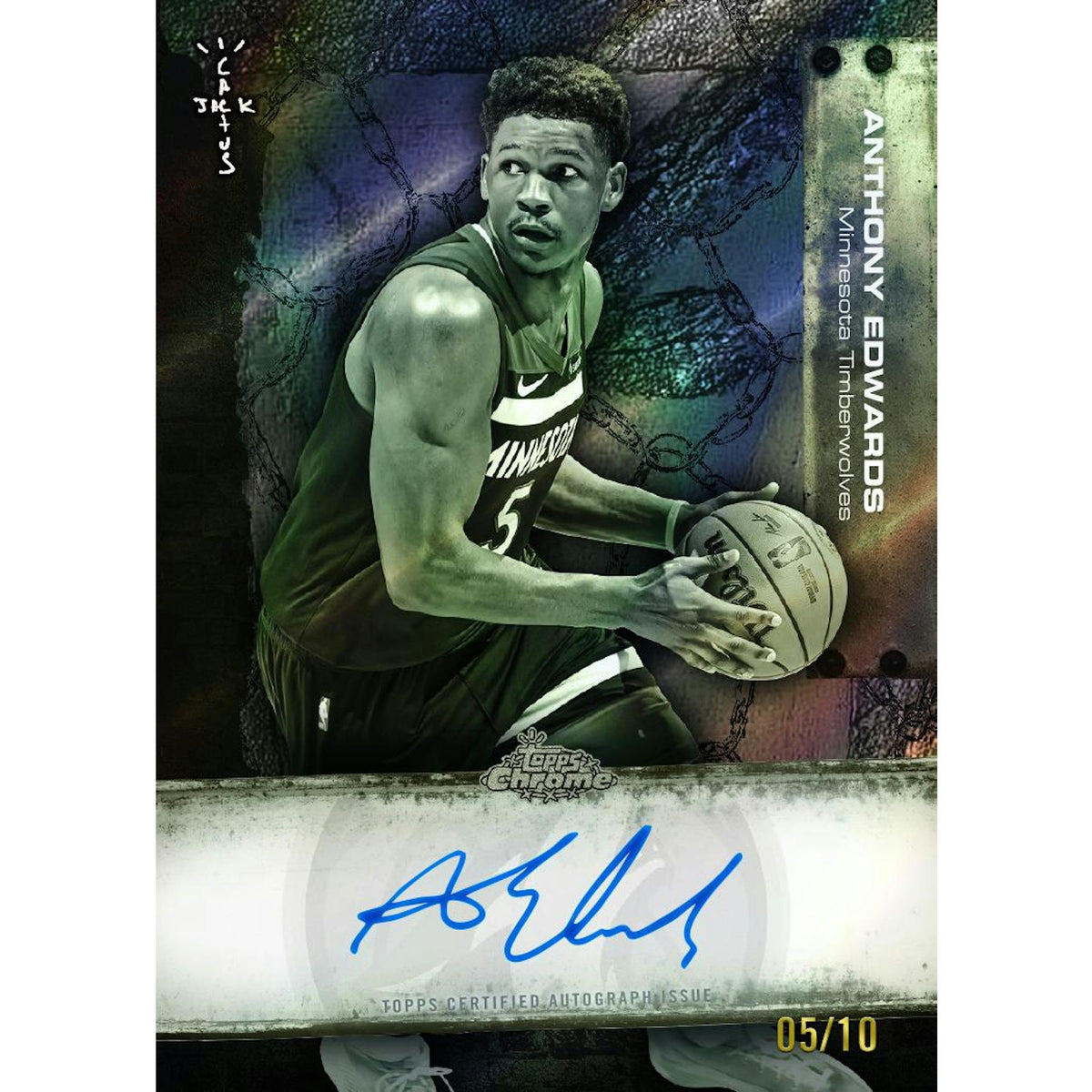 2025/26 Topps Chrome Cactus Jack Basketball Hobby 12-Box Case
