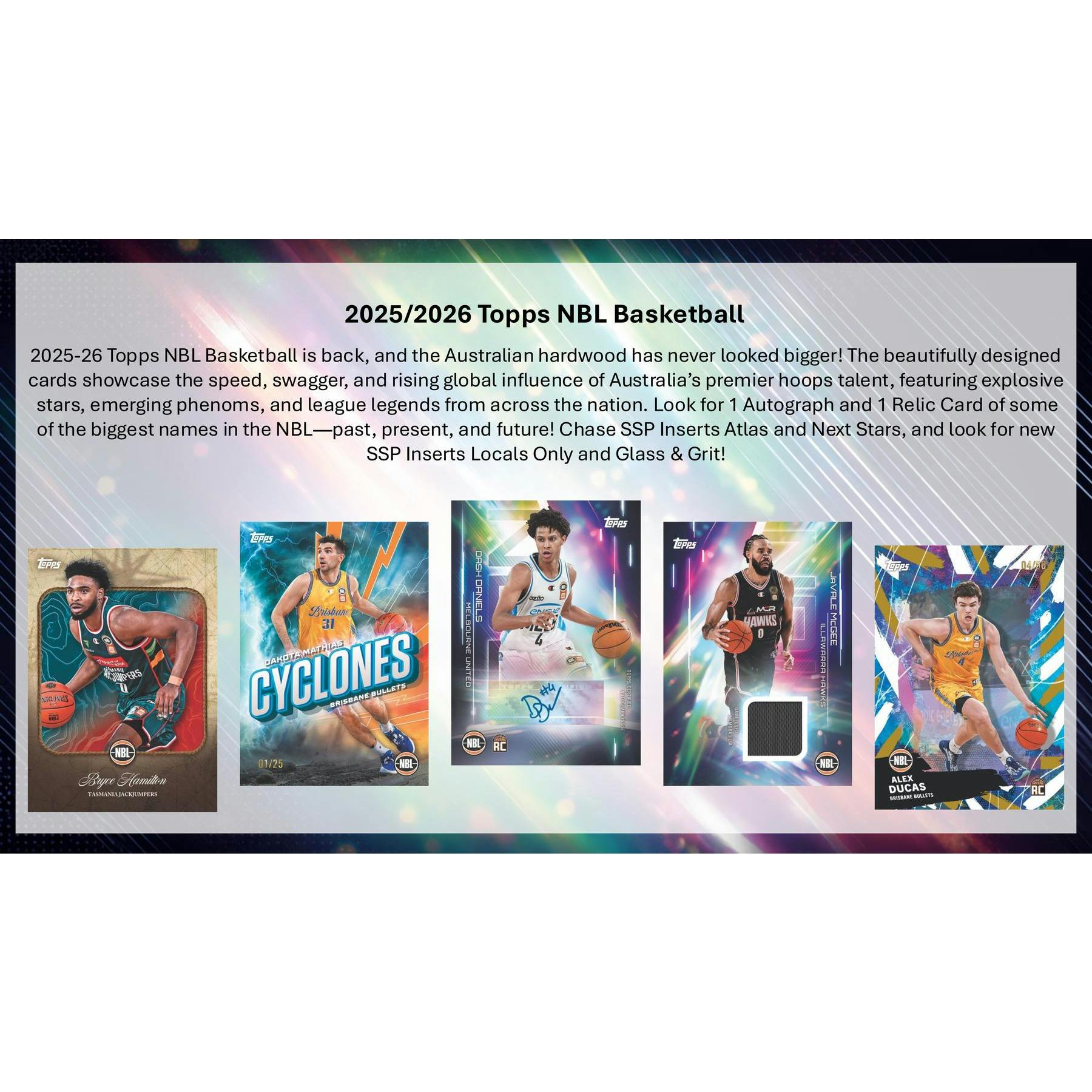 2025/26 Topps NBL Basketball Hobby 12-Box Case
