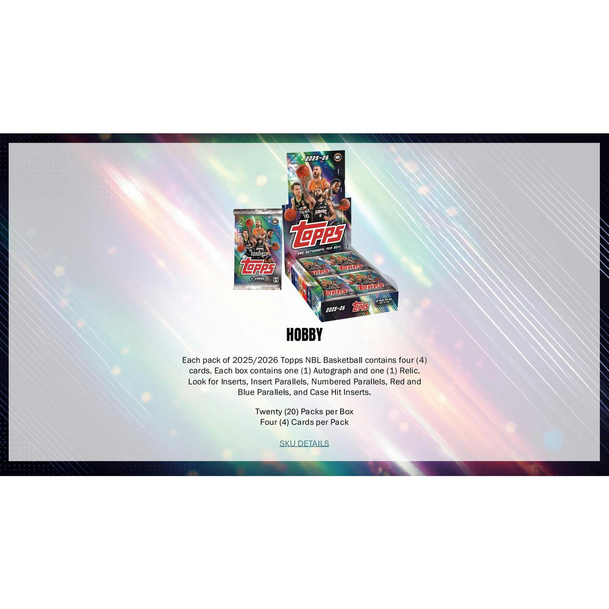 2025/26 Topps NBL Basketball Hobby Pack