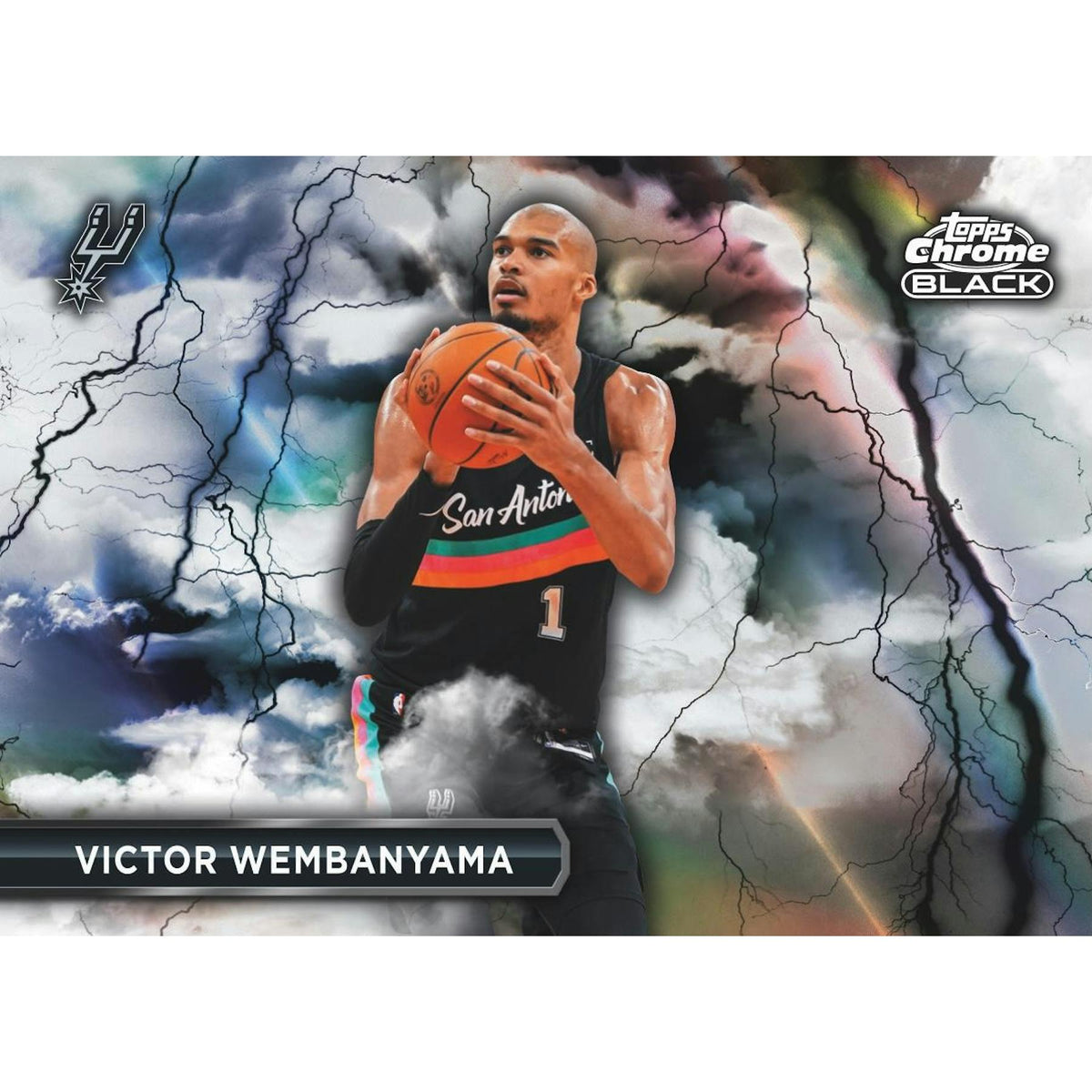 2025/26 Topps Chrome Black Basketball Hobby 8-Box Case