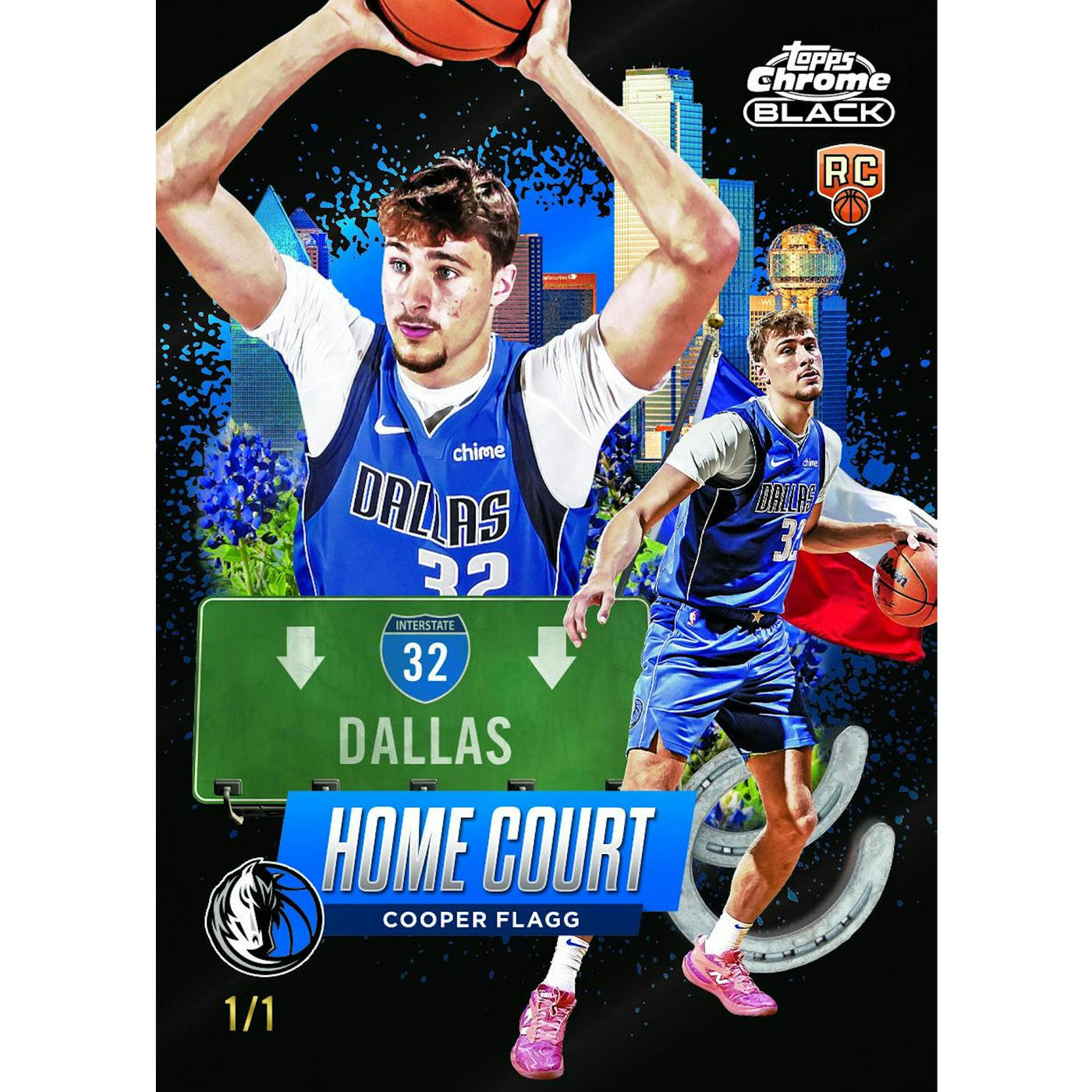 2025/26 Topps Chrome Black Basketball Hobby 8-Box Case