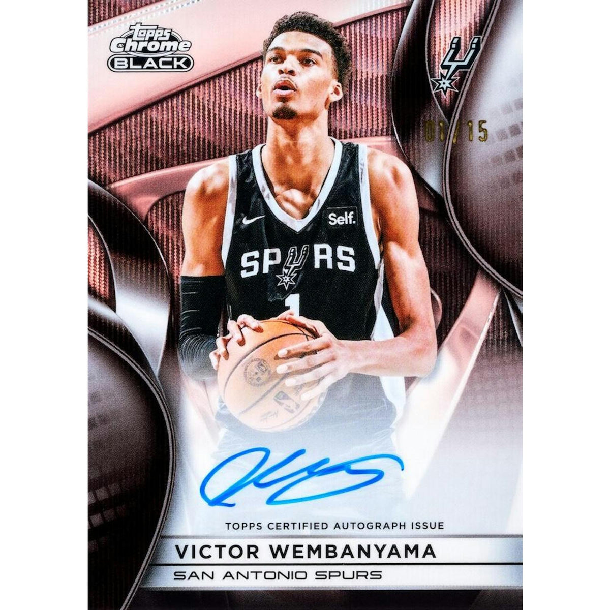 2025/26 Topps Chrome Black Basketball Hobby 8-Box Case