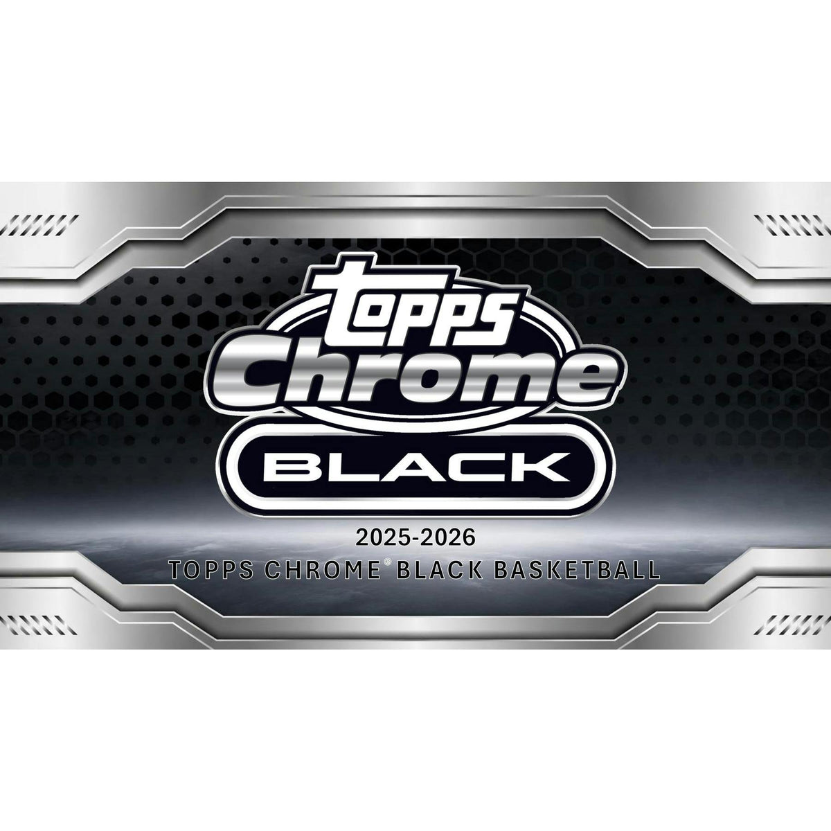 2025/26 Topps Chrome Black Basketball Hobby 8-Box Case