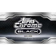 2025/26 Topps Chrome Black Basketball Hobby 8-Box Case