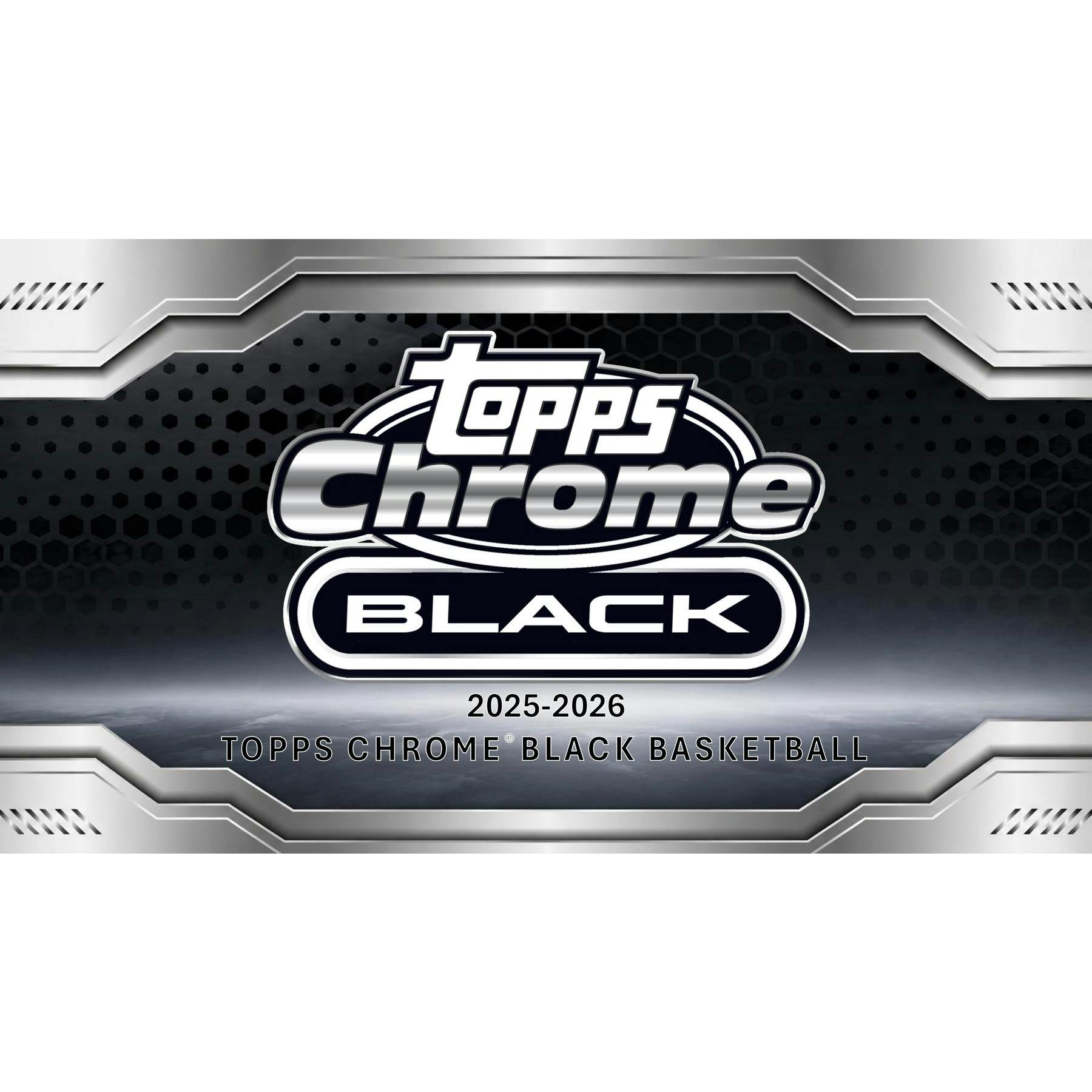 2025/26 Topps Chrome Black Basketball Hobby 8-Box Case