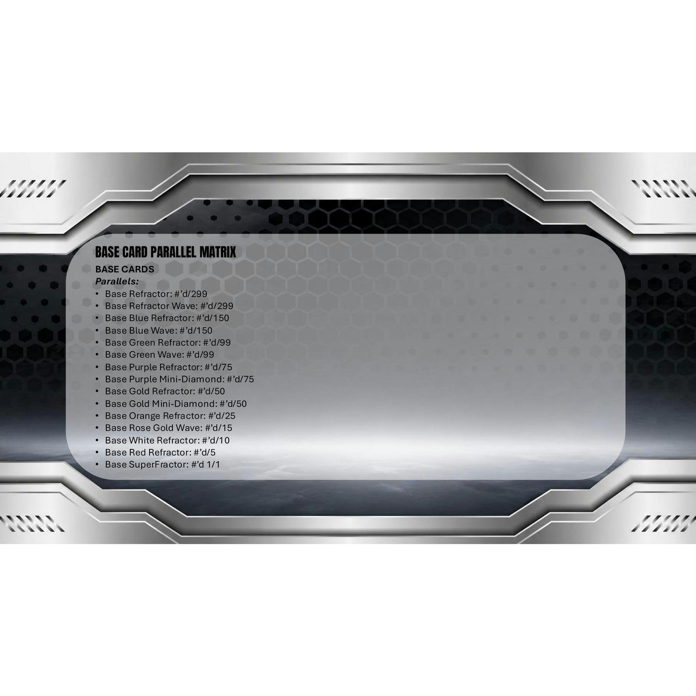 2025/26 Topps Chrome Black Basketball Hobby 8-Box Case