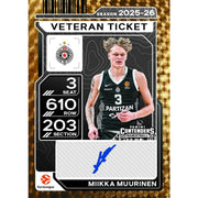 2025/26 Panini Contenders EuroLeague Basketball Hobby Box