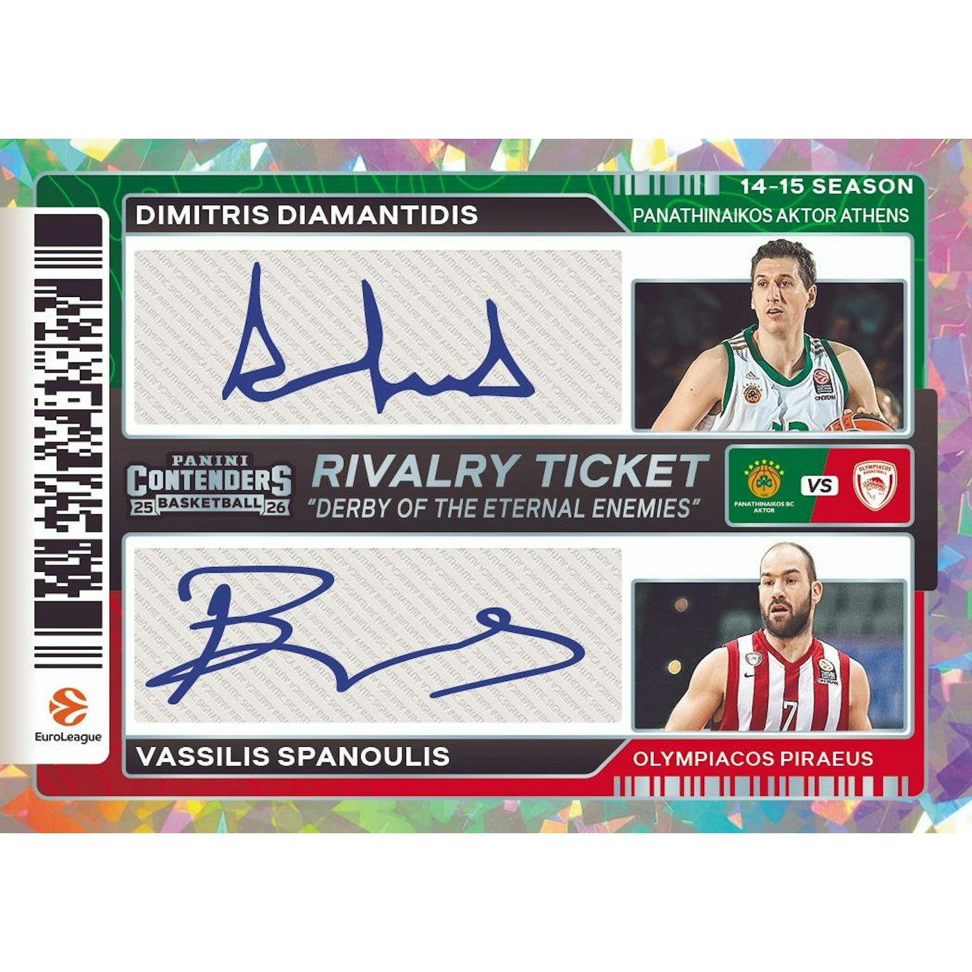 2025/26 Panini Contenders EuroLeague Basketball Hobby Box