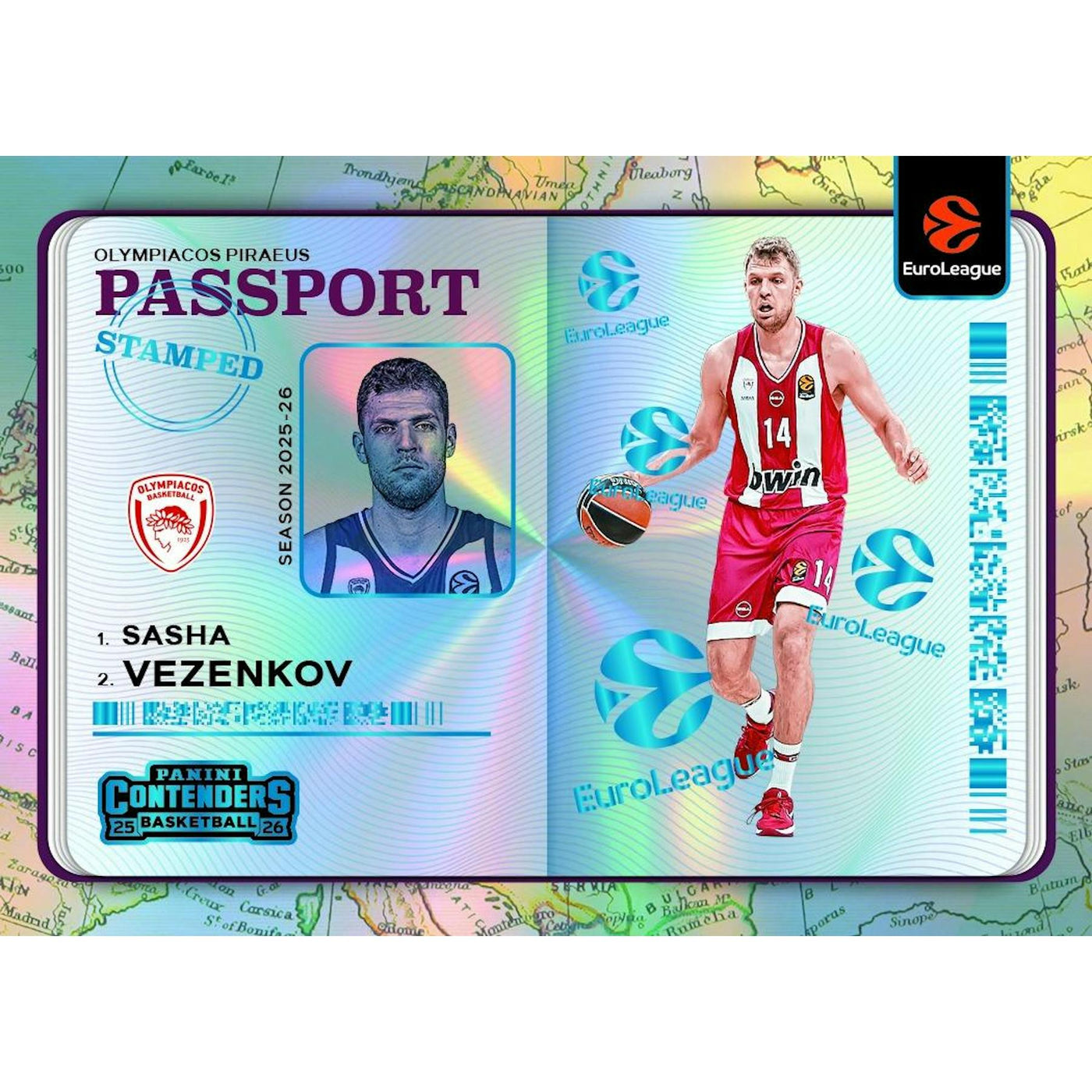 2025/26 Panini Contenders EuroLeague Basketball Hobby Box