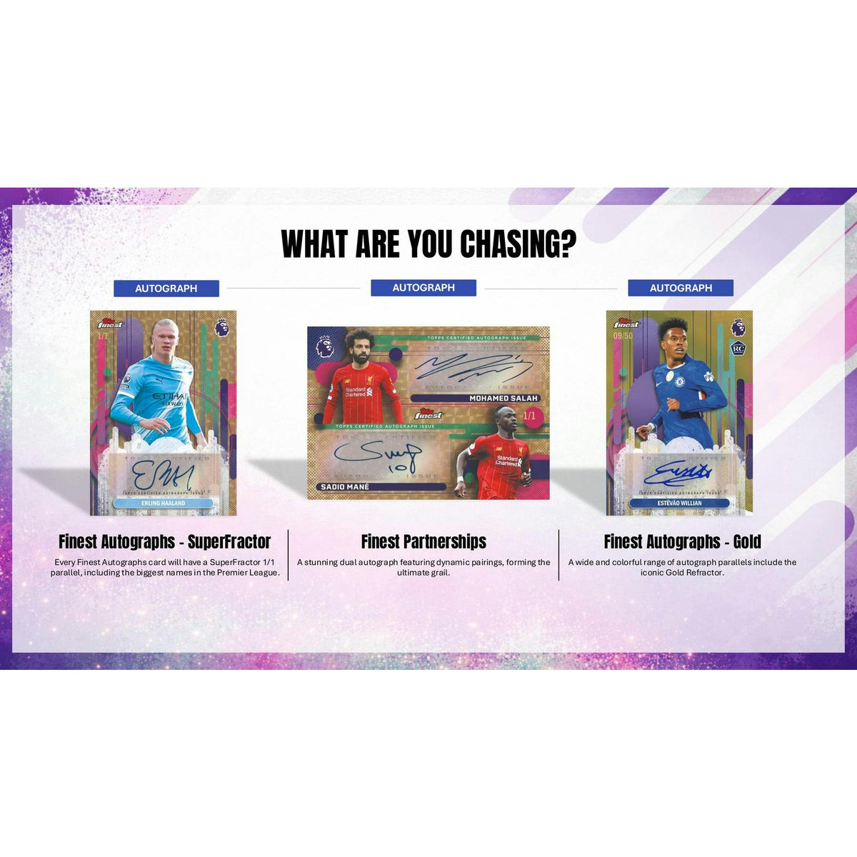 2026 Topps Finest Premier League EPL Soccer Hobby Pack