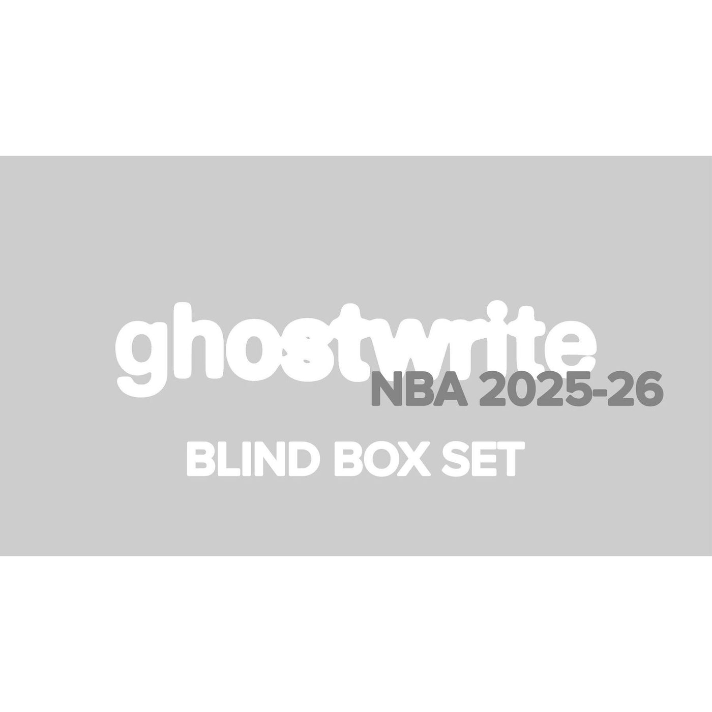 2025/26 ghostwrite NBA Game Face Basketball Hobby Box
