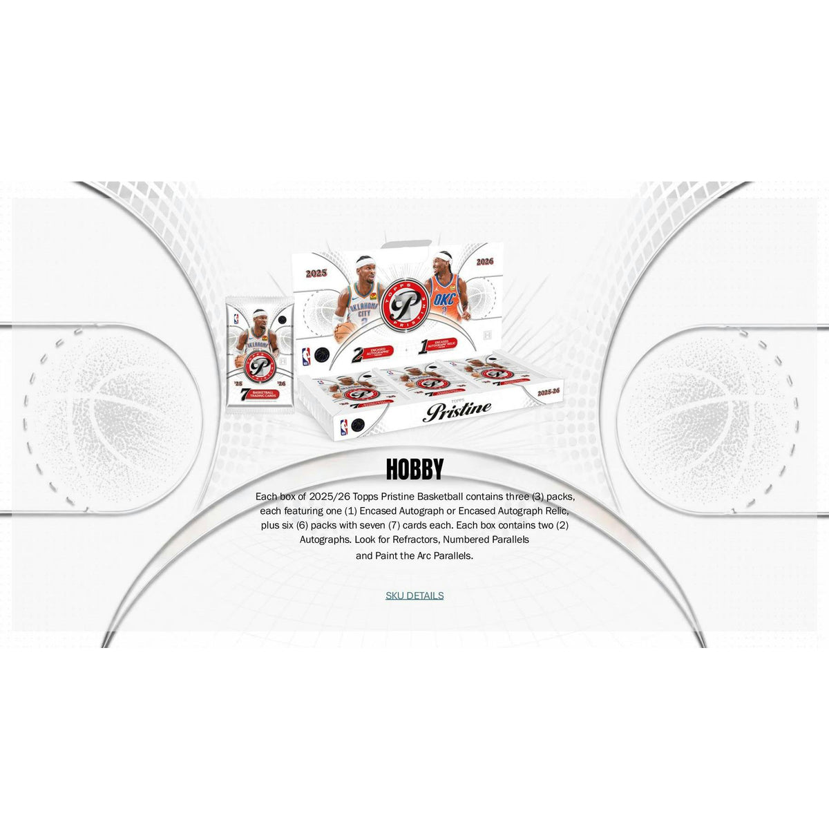 2025/26 Topps Pristine Basketball Hobby 6-Box Case (Presell)
