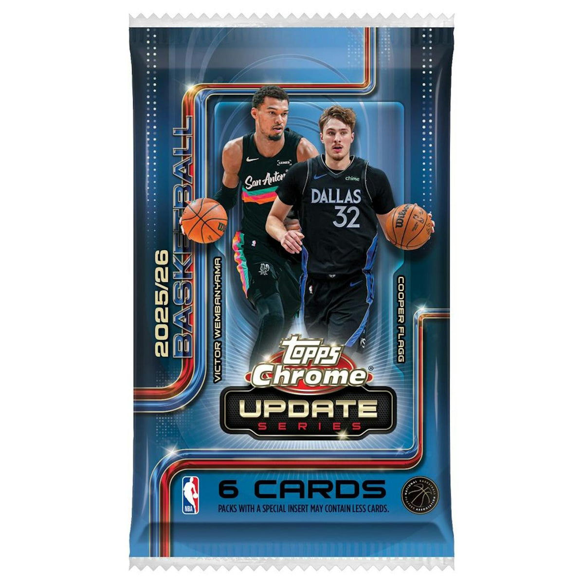 2025/26 Topps Chrome Update Series Basketball Mega Box (Shrink Wrapped)