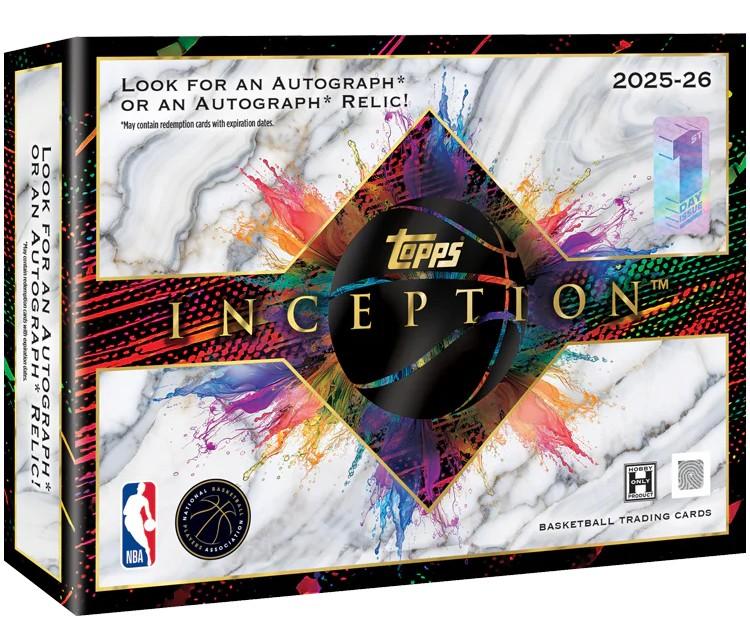 2025/26 Topps Inception Basketball First Day Issue Hobby Box