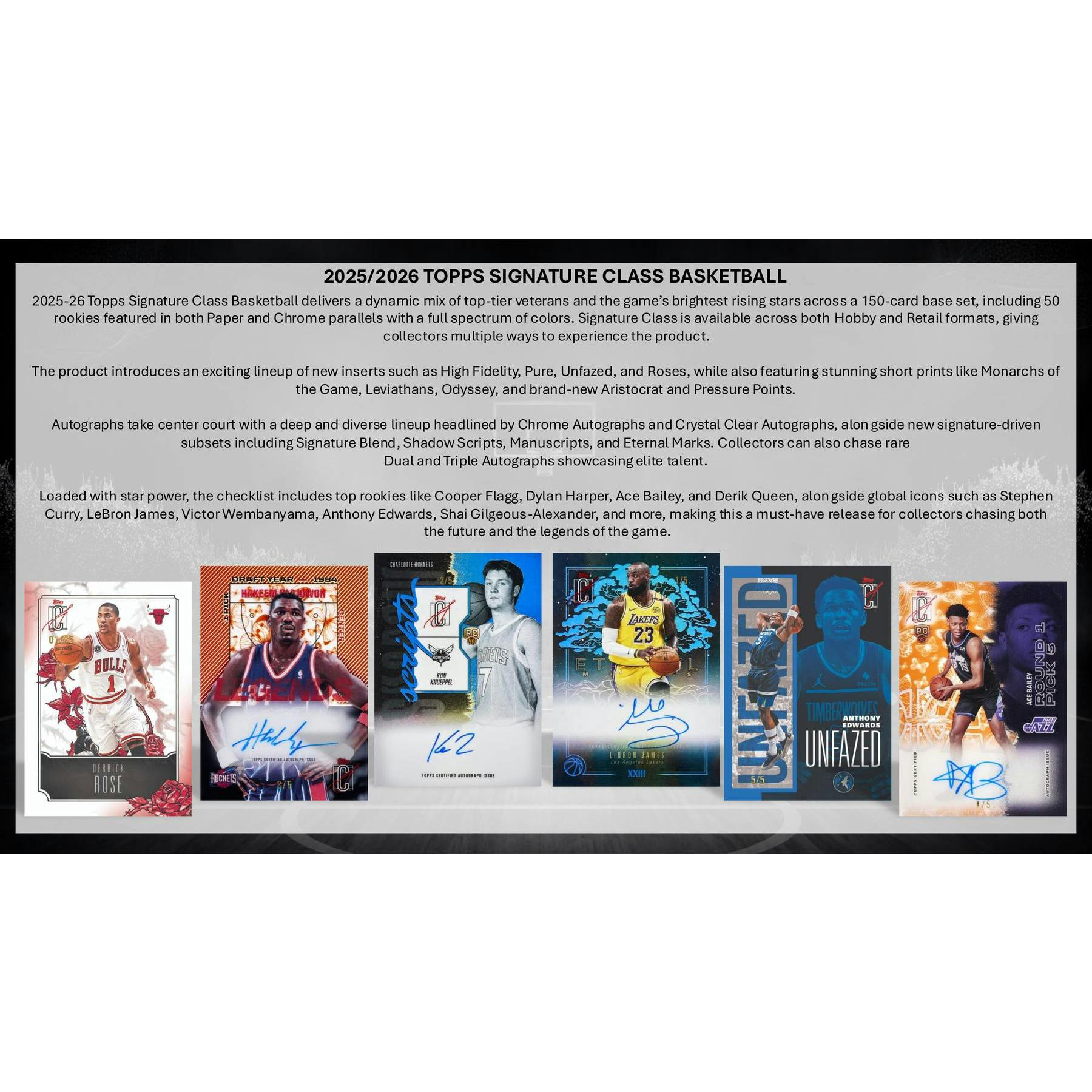2025/26 Topps Signature Class Basketball Mega 20-Box Case