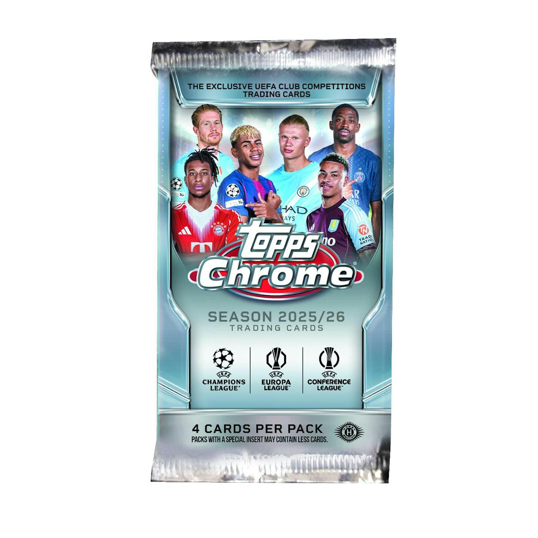 2025/26 Topps Chrome UEFA Club Competitions Soccer Hobby Box