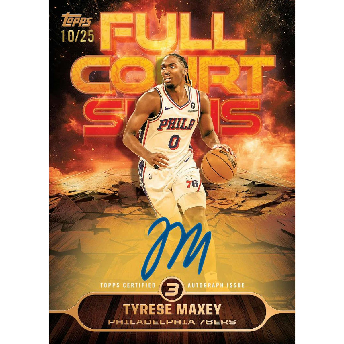 2025/26 Topps Three Basketball First Day Issue Hobby 4-Box Case