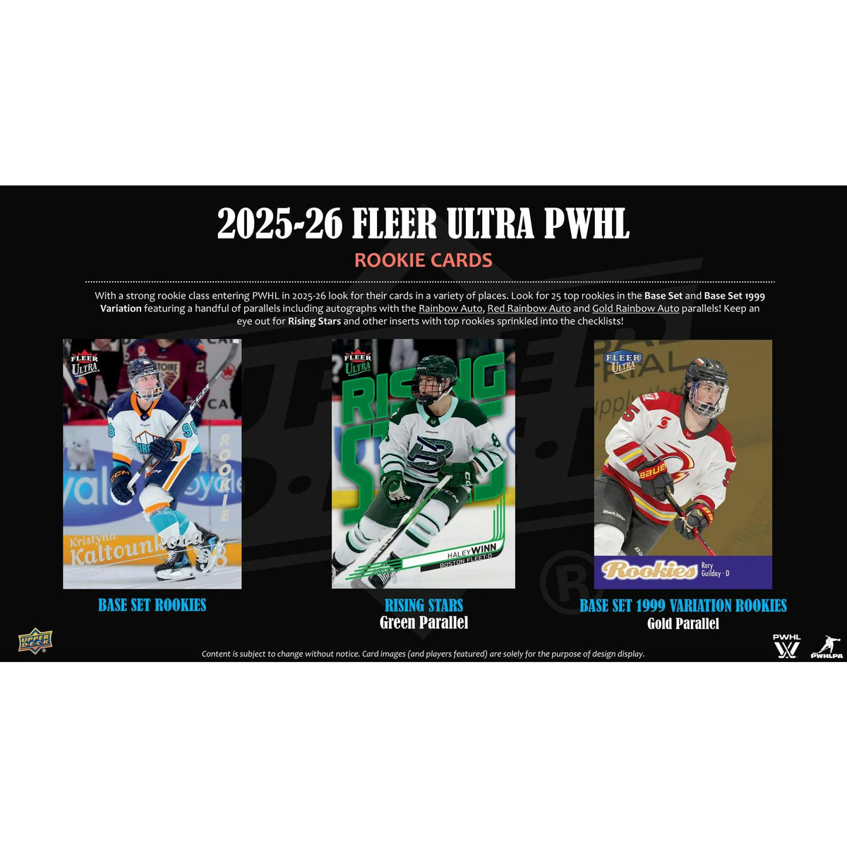 2025/26 Upper Deck Fleer Ultra PWHL Hockey Hobby Box