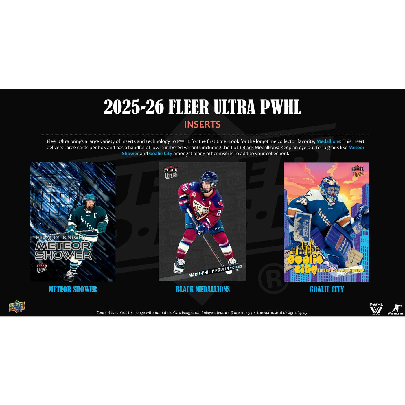 2025/26 Upper Deck Fleer Ultra PWHL Hockey Hobby Box