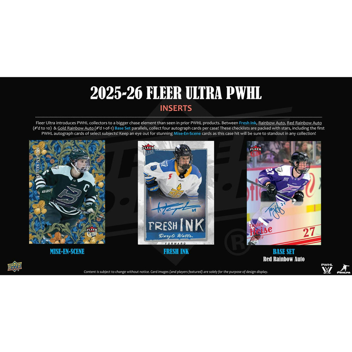 2025/26 Upper Deck Fleer Ultra PWHL Hockey Hobby Box