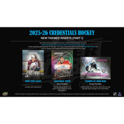 2025/26 Upper Deck Credentials Hockey Hobby 20-Box Case