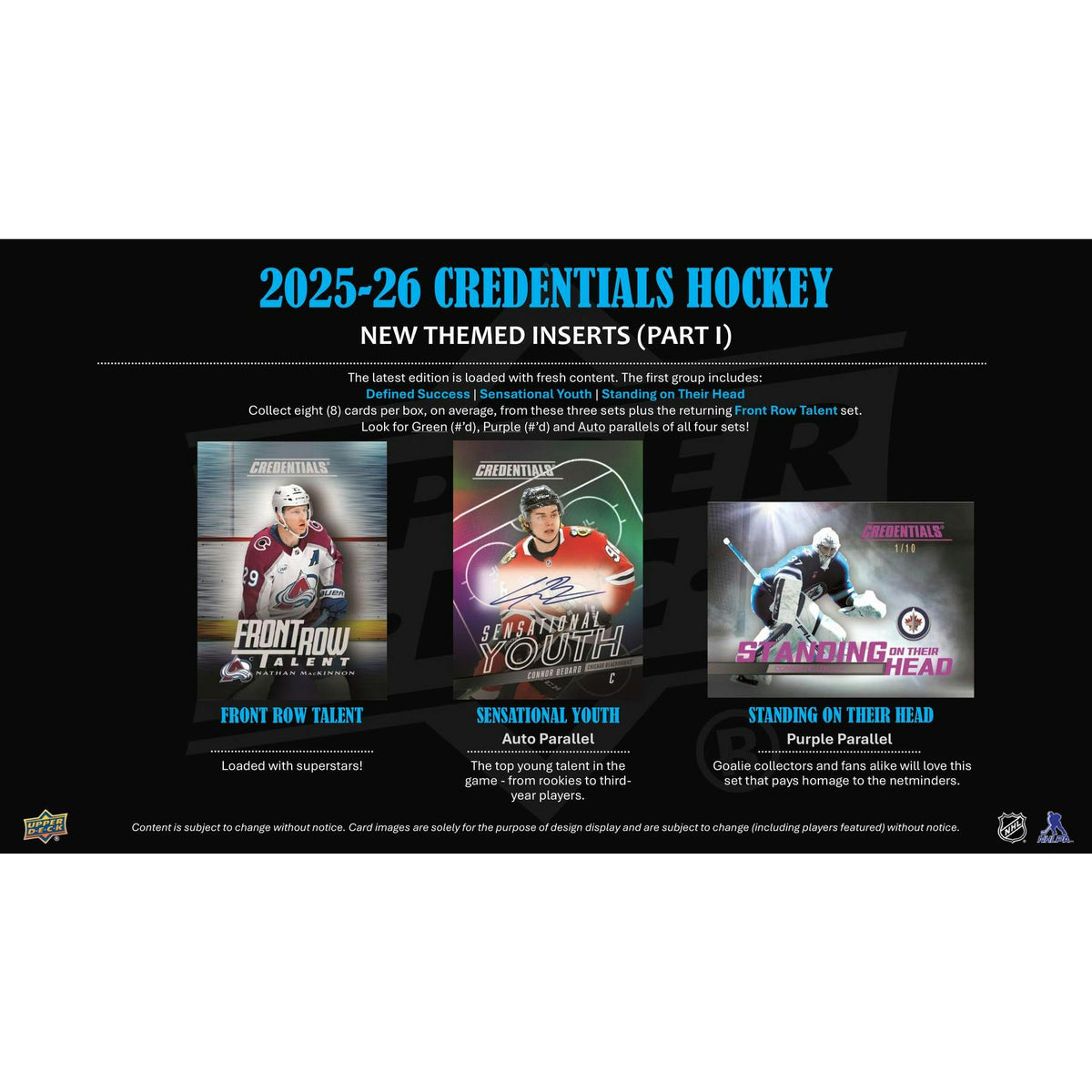2025/26 Upper Deck Credentials Hockey Hobby 20-Box Case