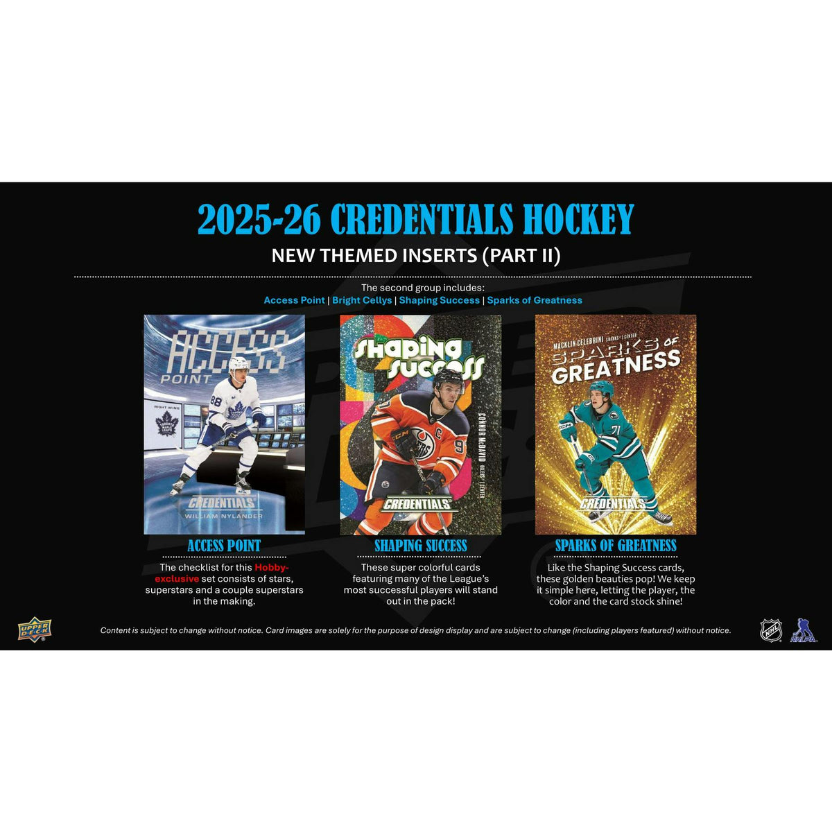 2025/26 Upper Deck Credentials Hockey Hobby Box
