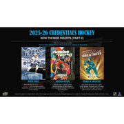 2025/26 Upper Deck Credentials Hockey Hobby Box