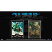 2025/26 Upper Deck Credentials Hockey Hobby 20-Box Case
