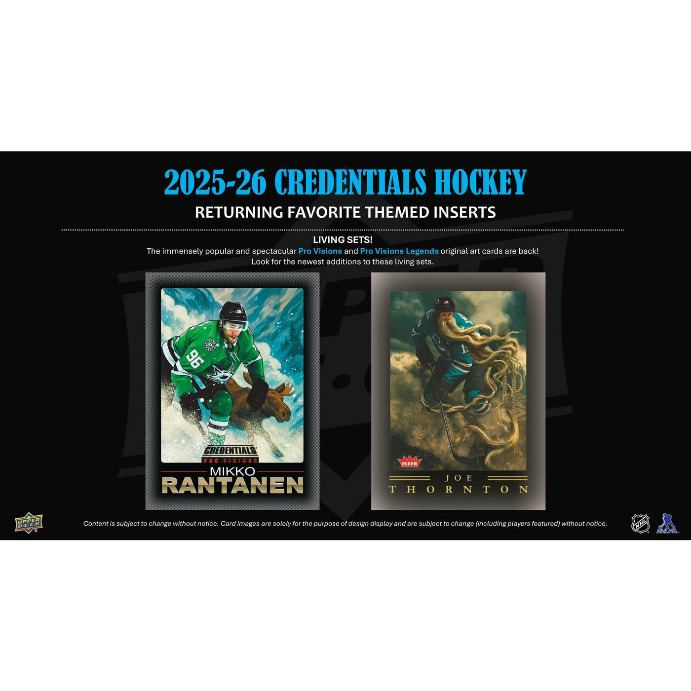 2025/26 Upper Deck Credentials Hockey Hobby Box