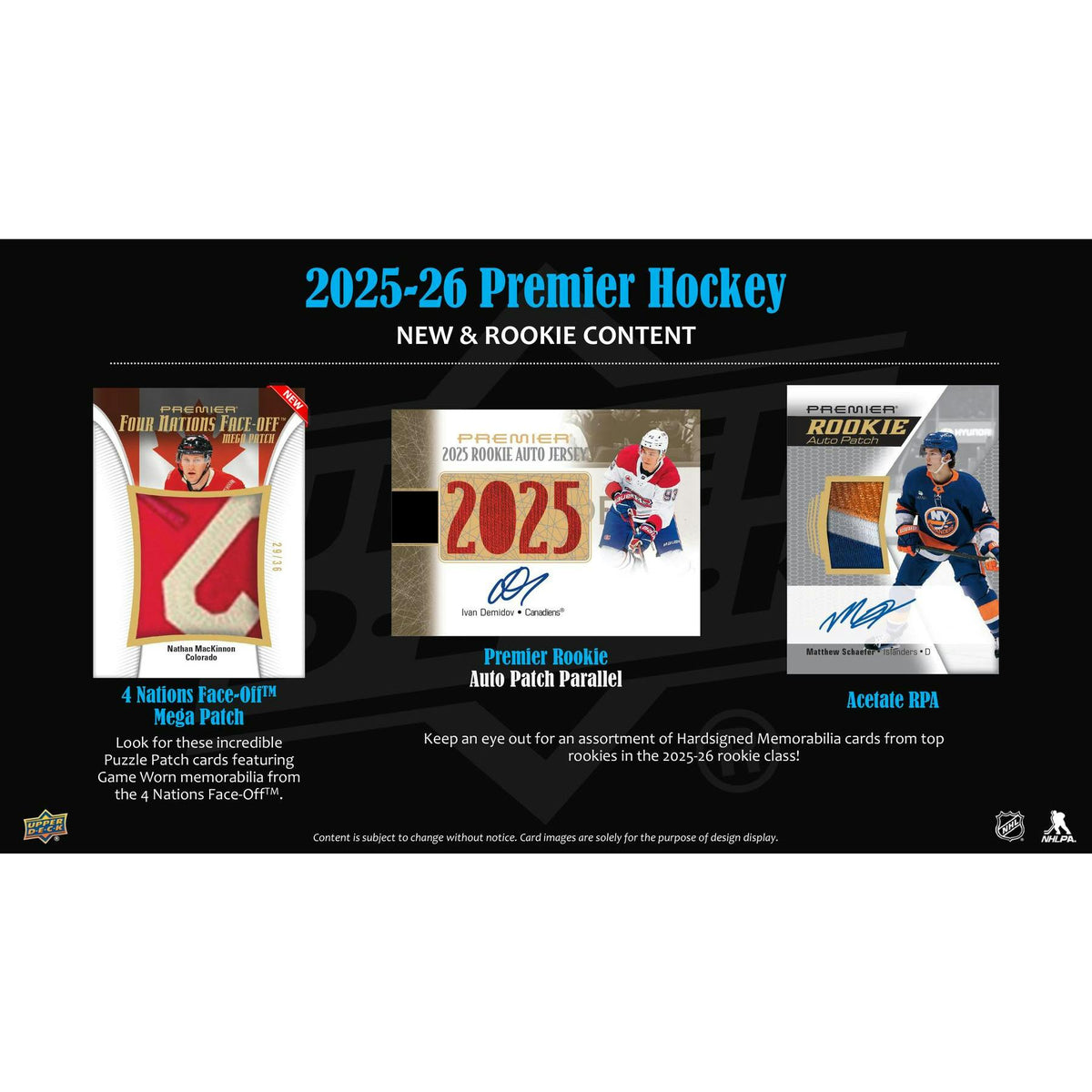 2025/26 Upper Deck Premier Hockey Hobby 10-Box Case