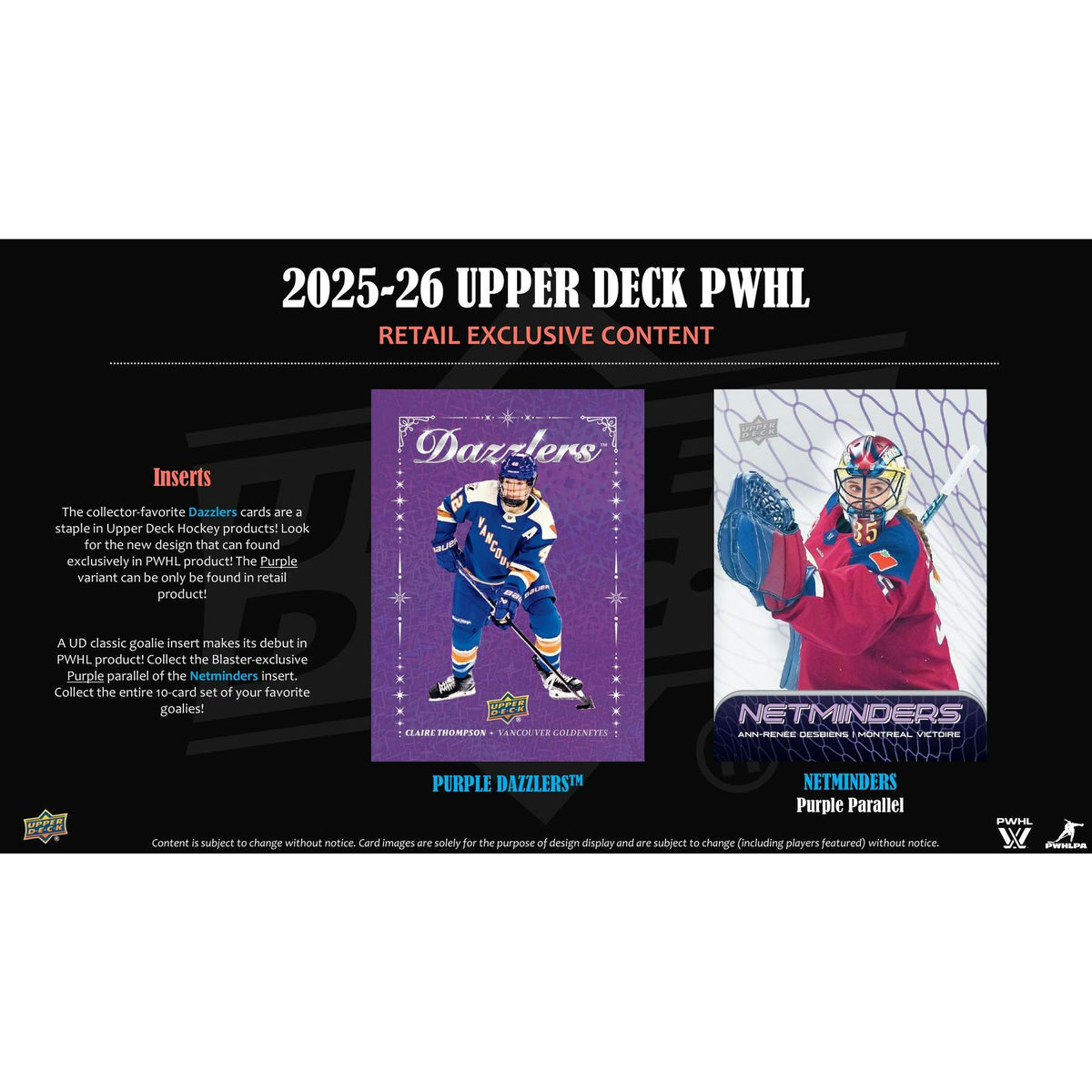 2025/26 Upper Deck PWHL Hockey Blaster Box