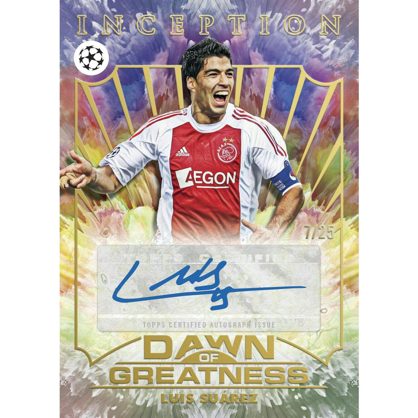 2025/26 Topps Inception UEFA Club Competitions Soccer Hobby Box