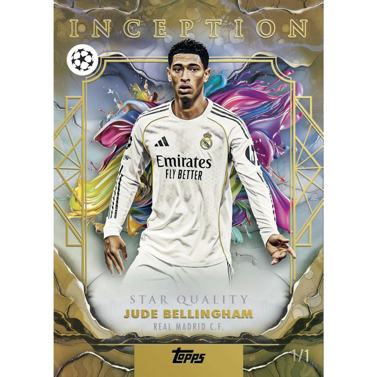 2025/26 Topps Inception UEFA Club Competitions Soccer Hobby Box