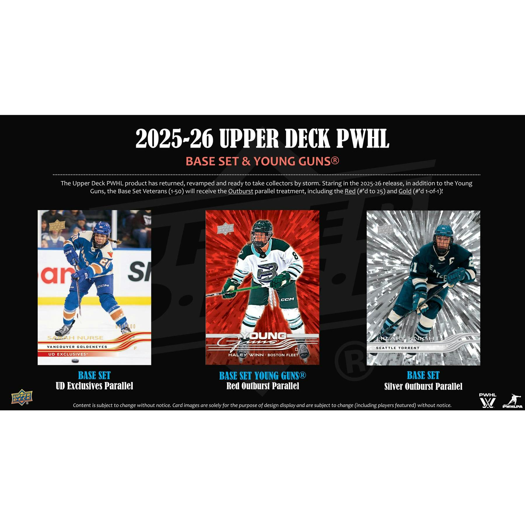 2025/26 Upper Deck PWHL Hockey Hobby Box
