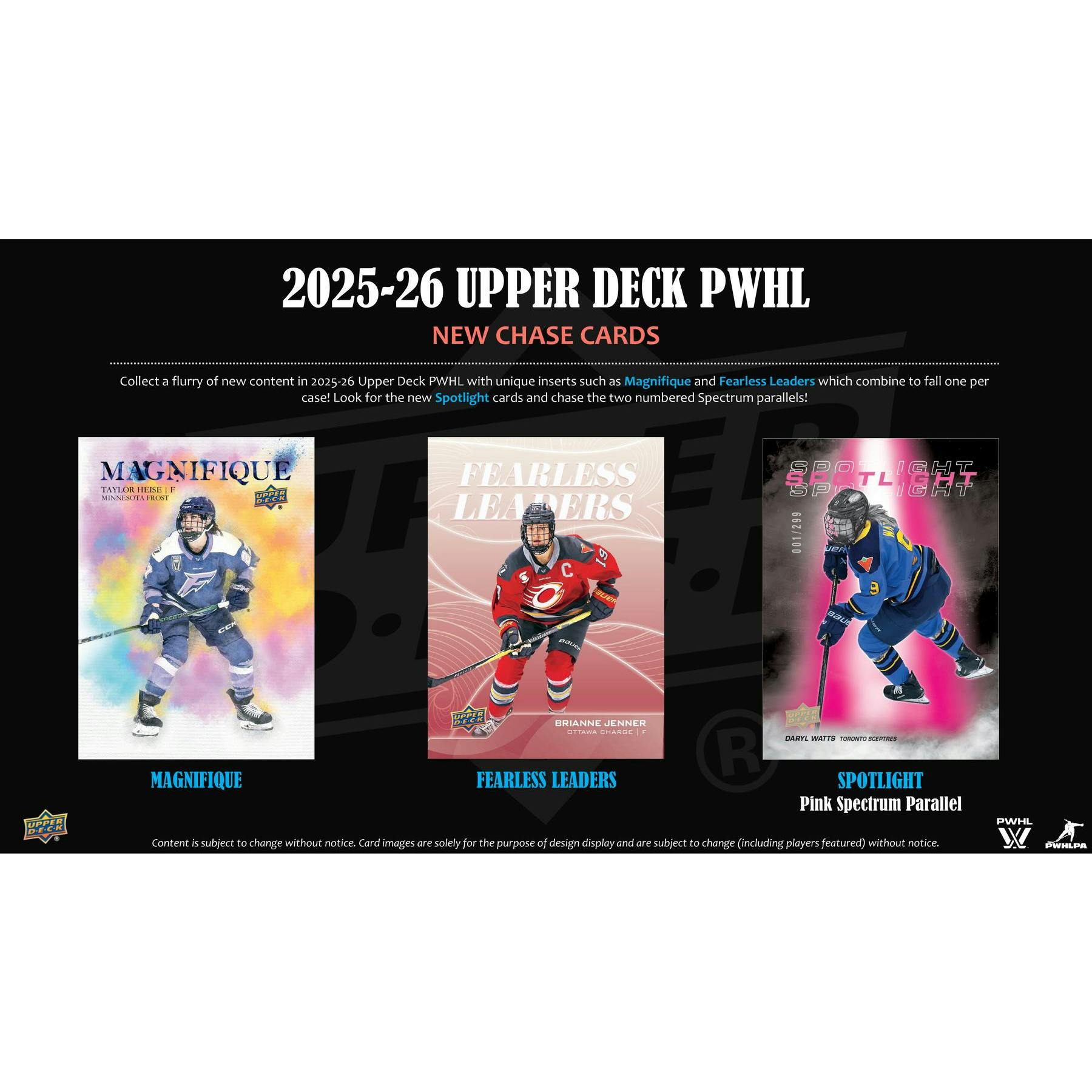 2025/26 Upper Deck PWHL Hockey Hobby Pack
