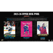 2025/26 Upper Deck PWHL Hockey Hobby 16-Box Case