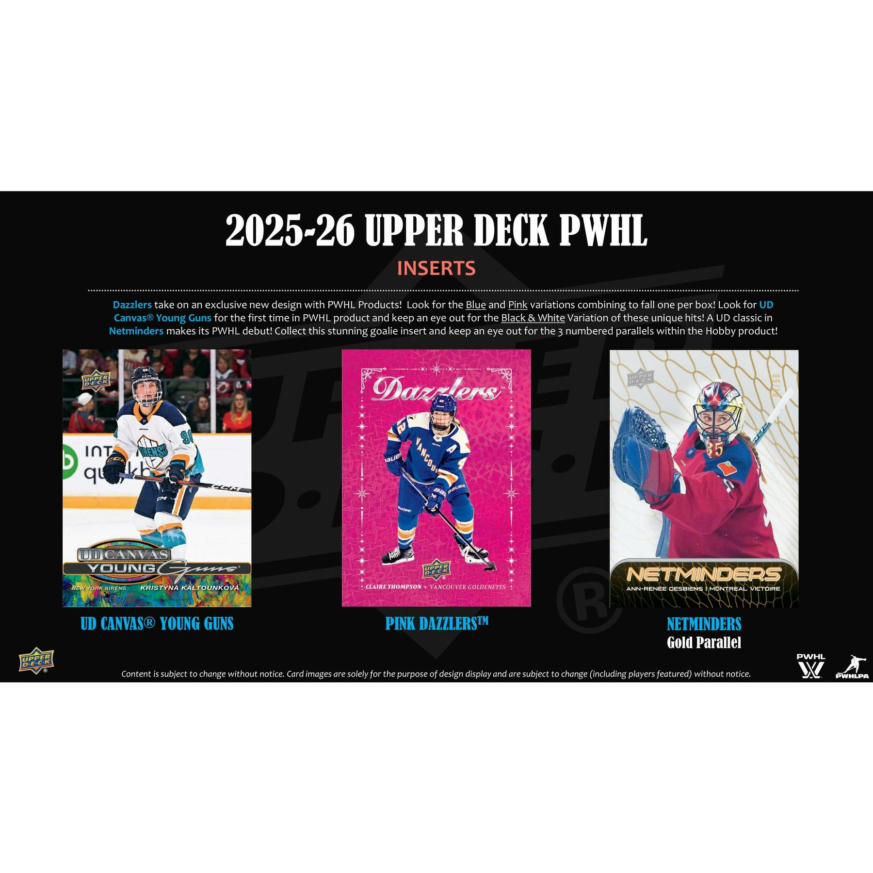 2025/26 Upper Deck PWHL Hockey Hobby Box