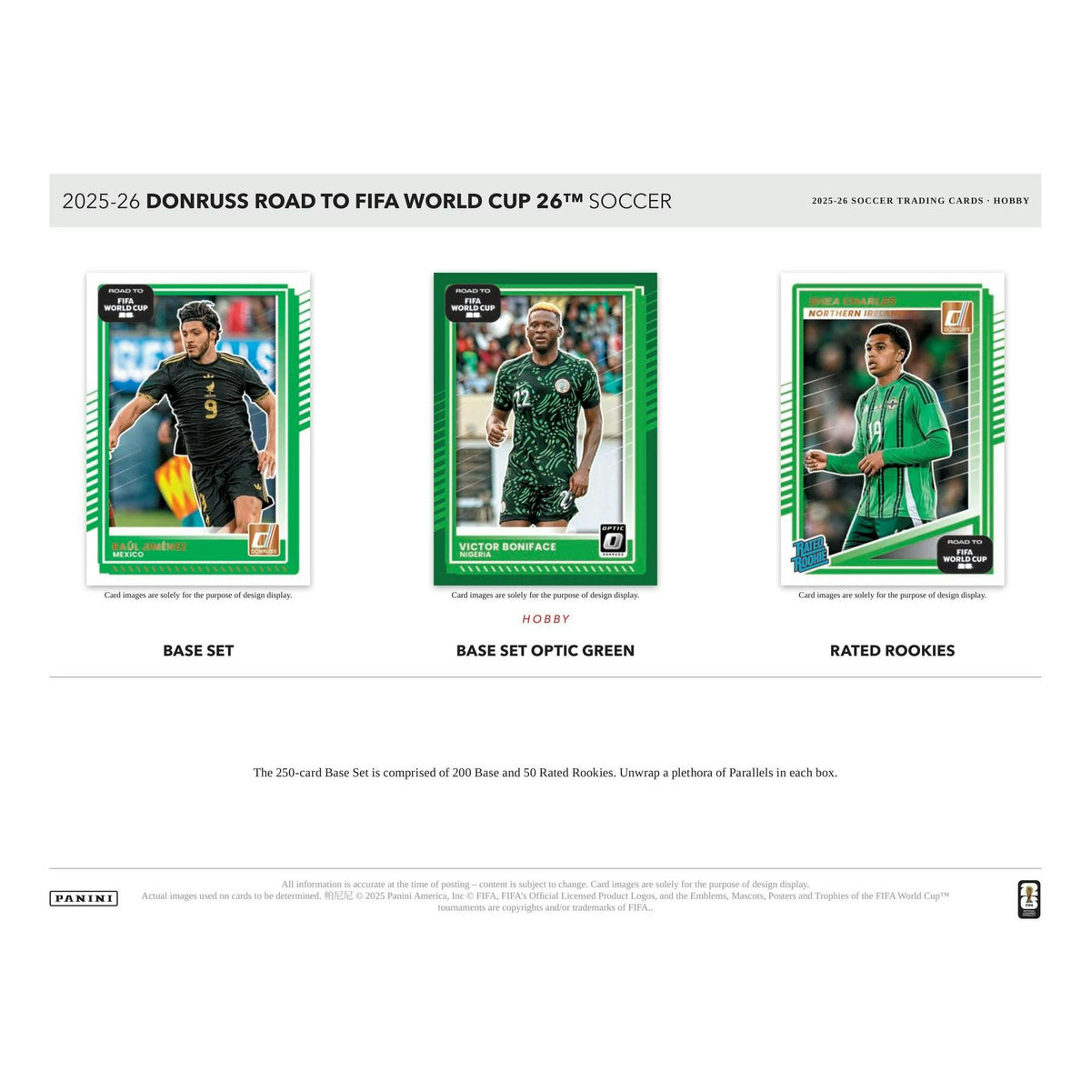 2025/26 Panini Donruss Road to FIFA World Cup Soccer Hobby 12-Box Case