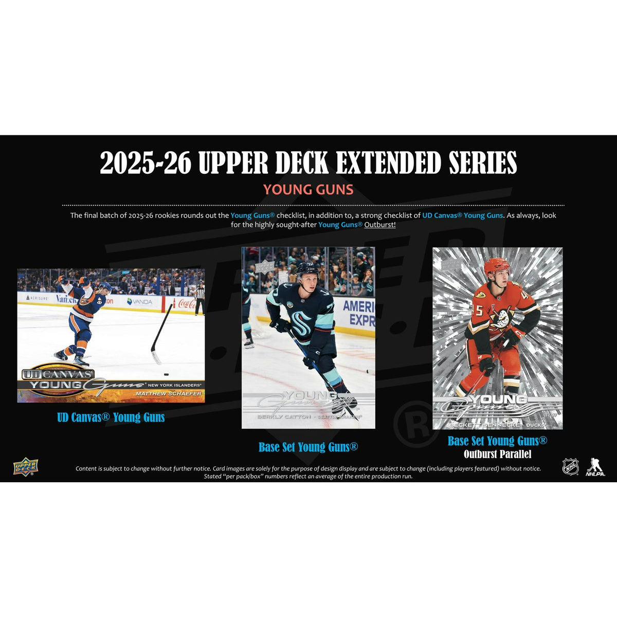 2025/26 Upper Deck Extended Series Hockey Blaster Box