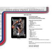 2025/26 Topps Basketball Hobby Box
