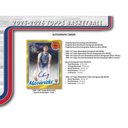 2025/26 Topps Basketball Hobby Jumbo Box