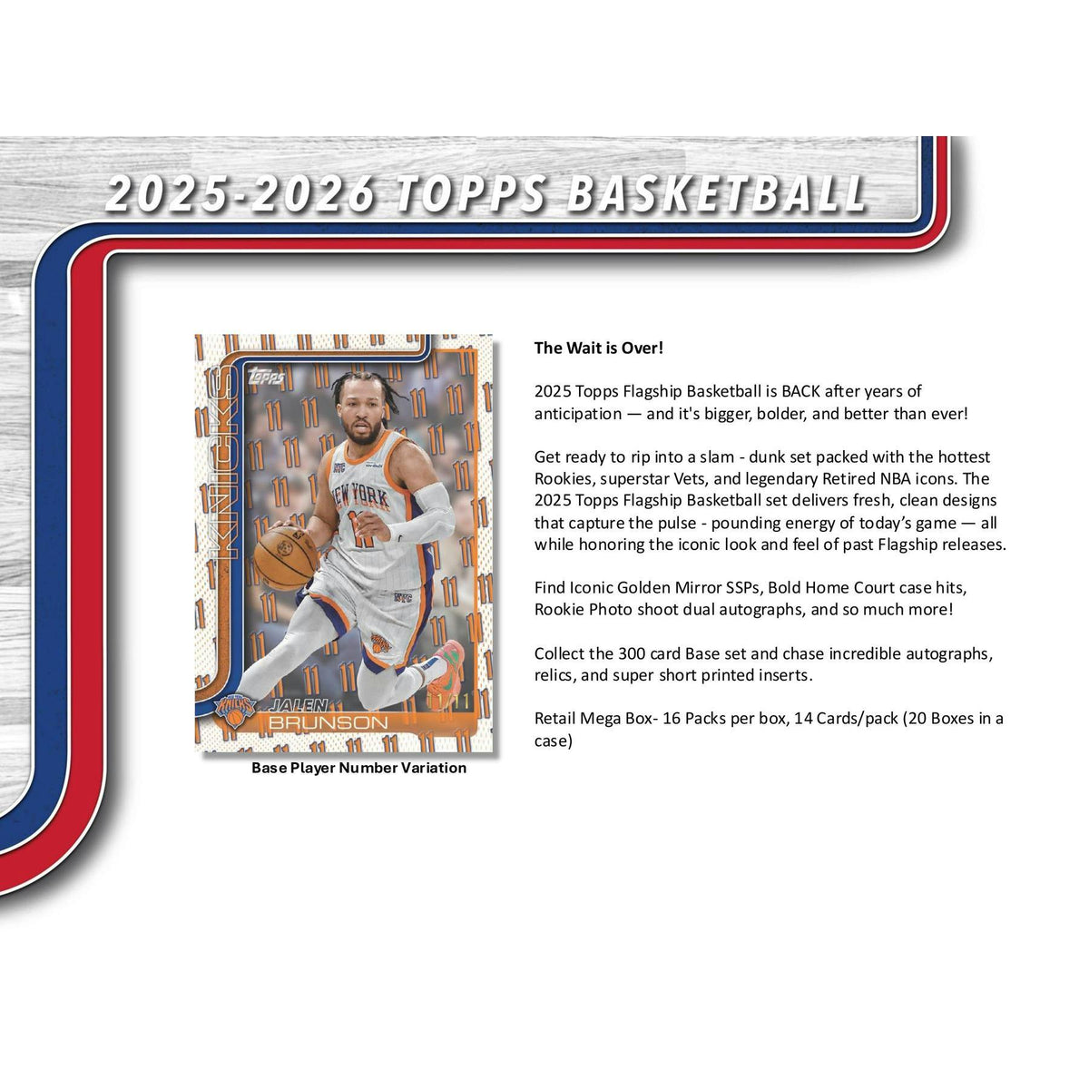 2025/26 Topps Basketball Mega Pack