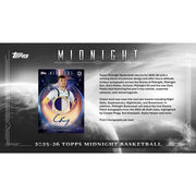 2025/26 Topps Midnight Basketball Hobby 8-Box Case