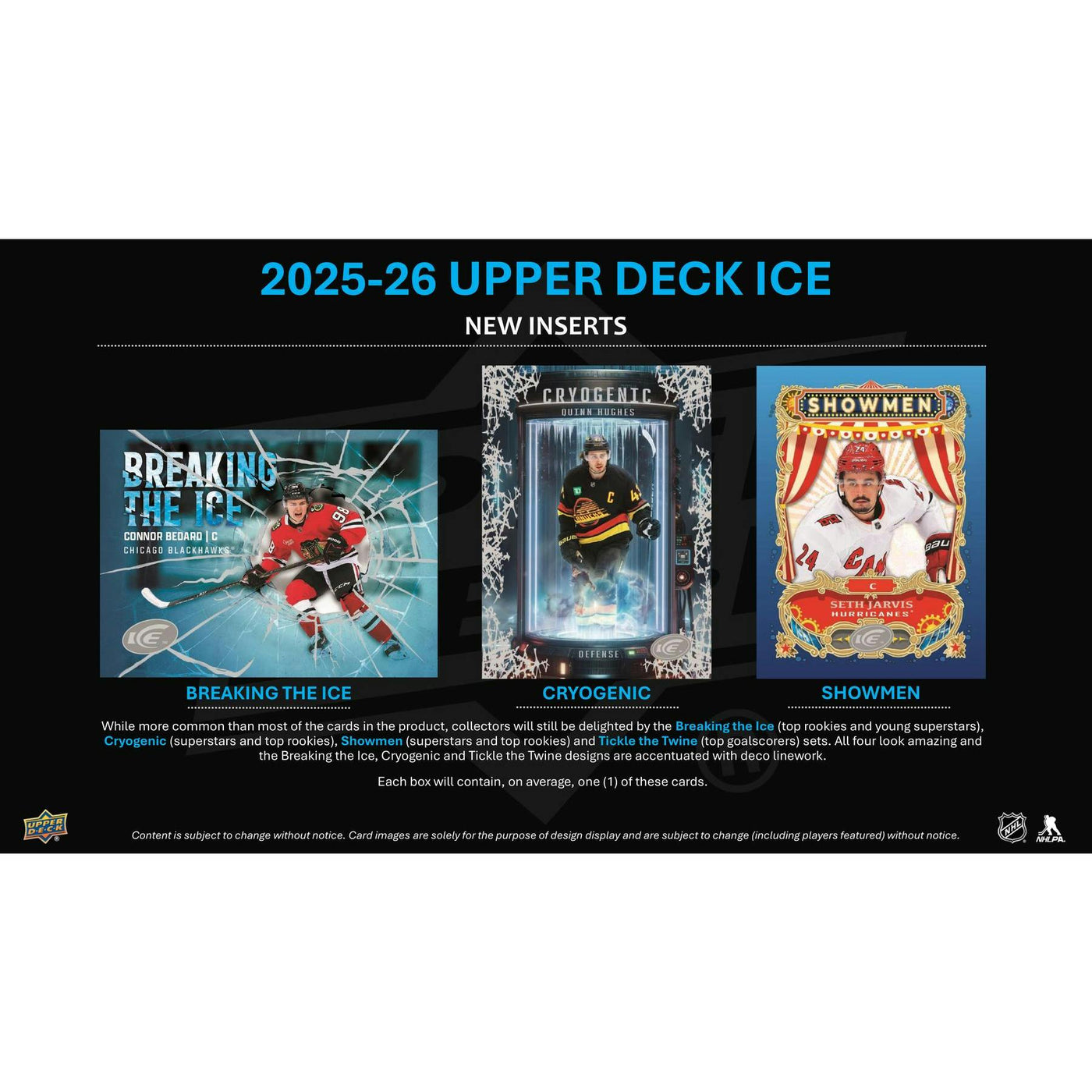 2025/26 Upper Deck Ice Hockey Hobby 16-Box Case (Presell)
