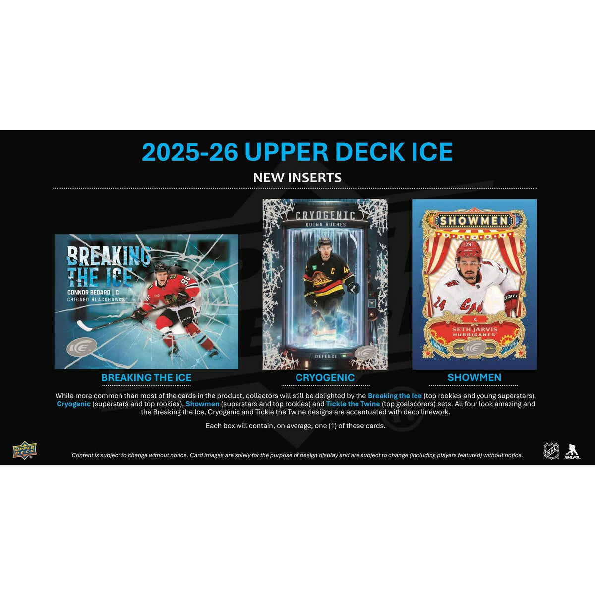 2025/26 Upper Deck Ice Hockey Hobby Box (Presell)