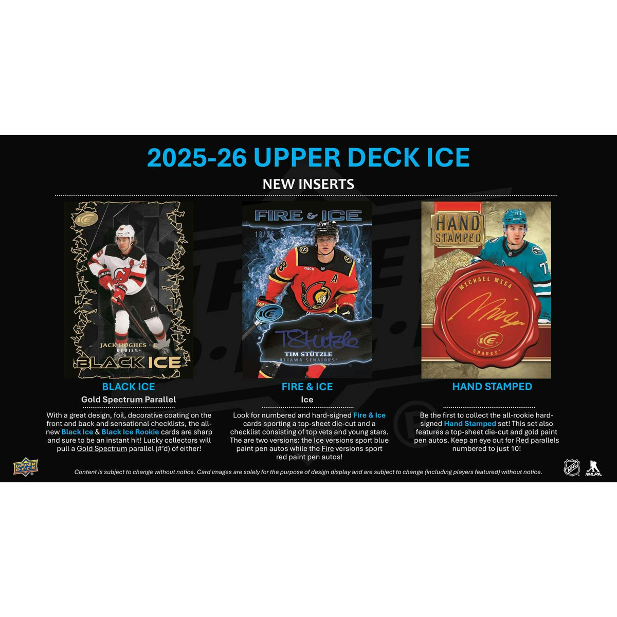 2025/26 Upper Deck Ice Hockey Hobby 16-Box Case (Presell)