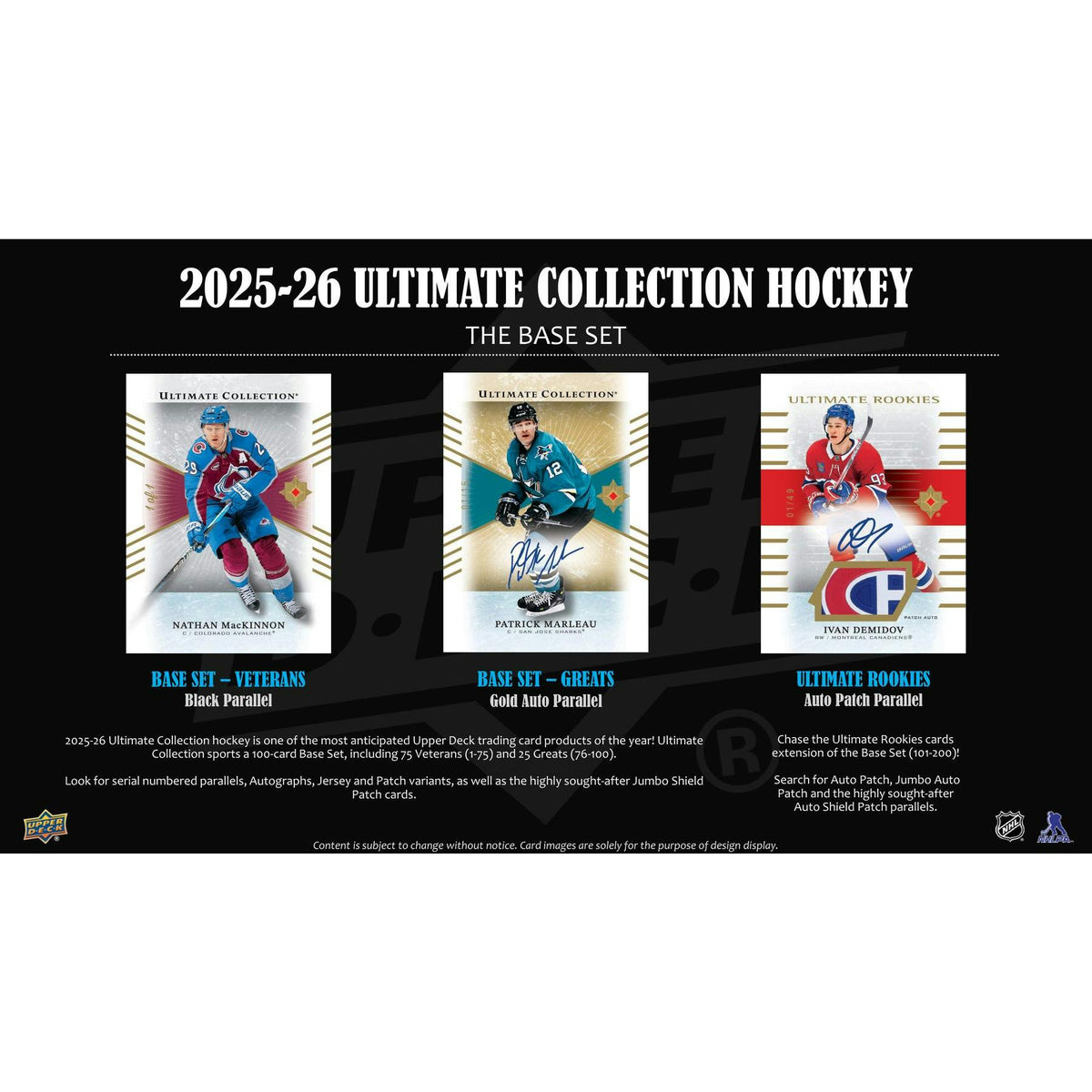 2025/26 Upper Deck Ultimate Collection Hockey Hobby Box